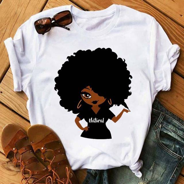 Black lives matter letter print women's short-sleeved T-shirt