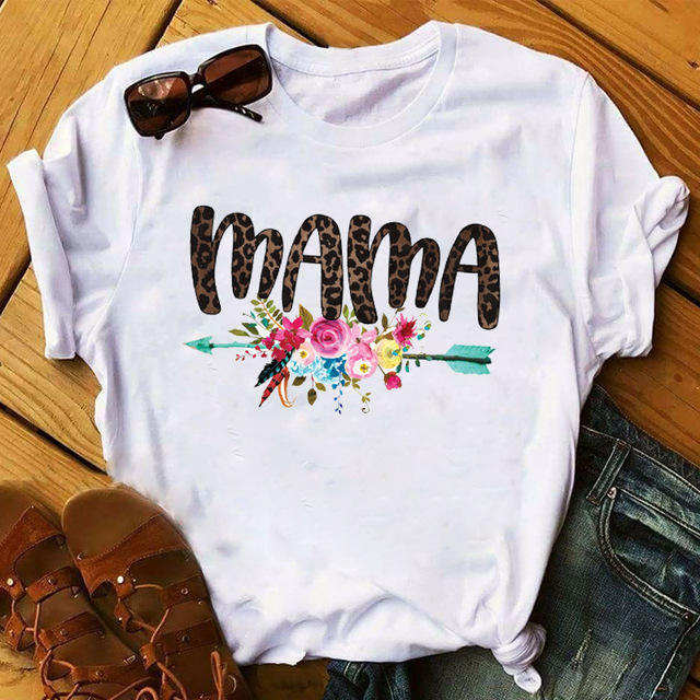 Summer fashion letter print women's short-sleeved T-shirt