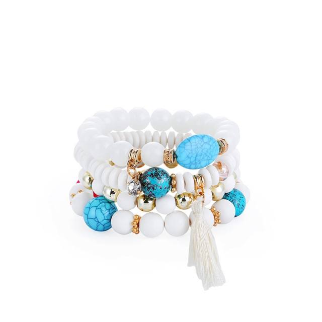 Occident fashion layer bracelet bead bracelet for women