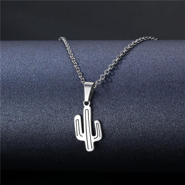 Occident fashion silver color stainless steel necklace