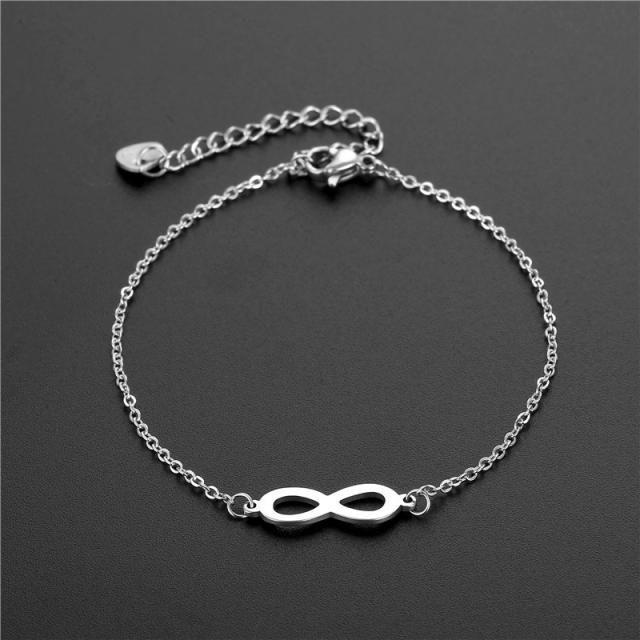 Creative hollow design stainless steel bracelet dainty bracelet