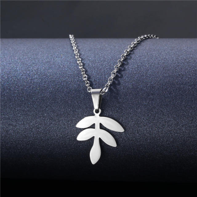 Occident fashion silver color stainless steel necklace