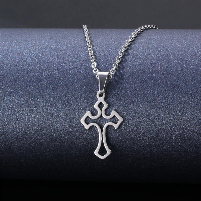 Occident fashion silver color stainless steel necklace