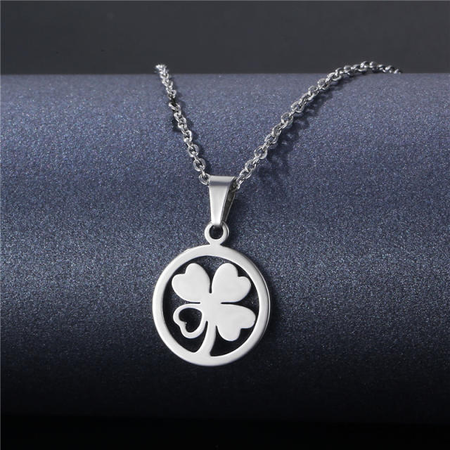 Occident fashion silver color stainless steel necklace