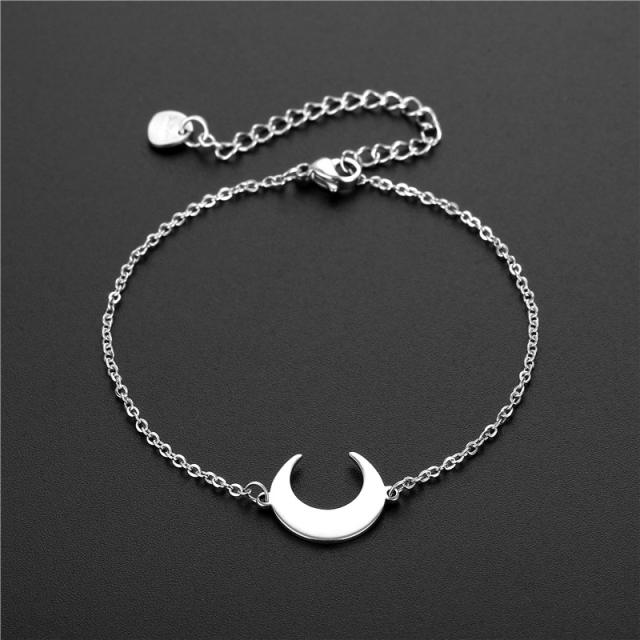 Creative hollow design stainless steel bracelet dainty bracelet