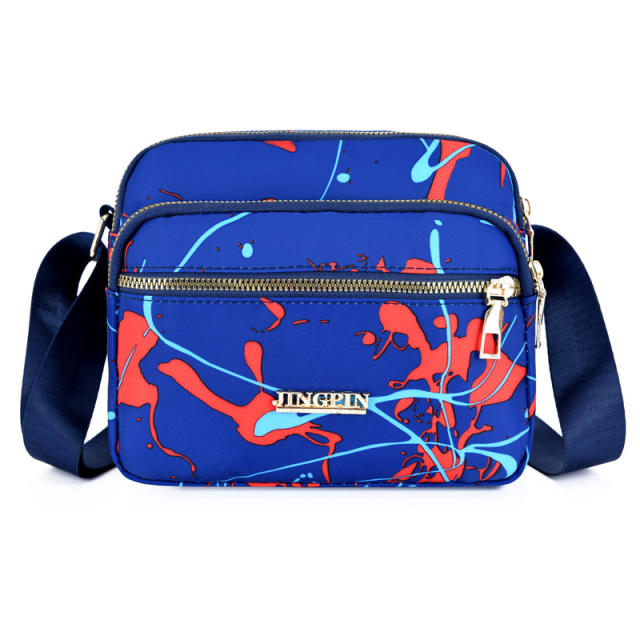 Color printing casual mommy bag crossbody bag