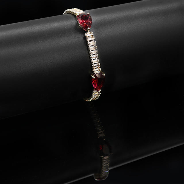 Occident fashion luxury pave setting cubic zircon necklace set