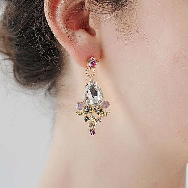 Occident fashion baroque crown earring set