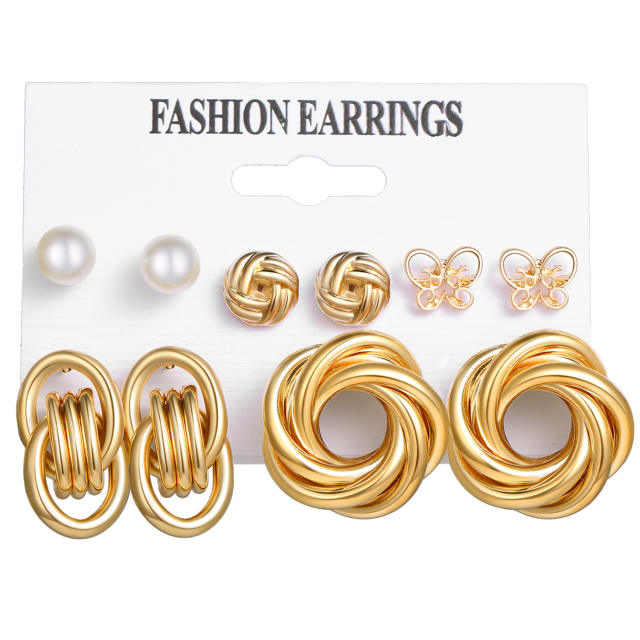 Occident fashion classic geometric earrings