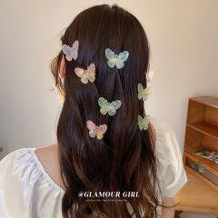 Super sweet butterfly duckbill hair clips