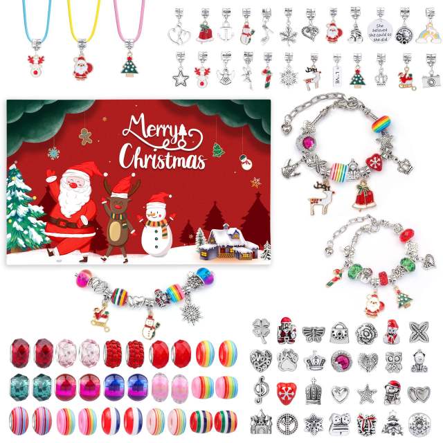 Christmas series baby girl diy bracelet necklace