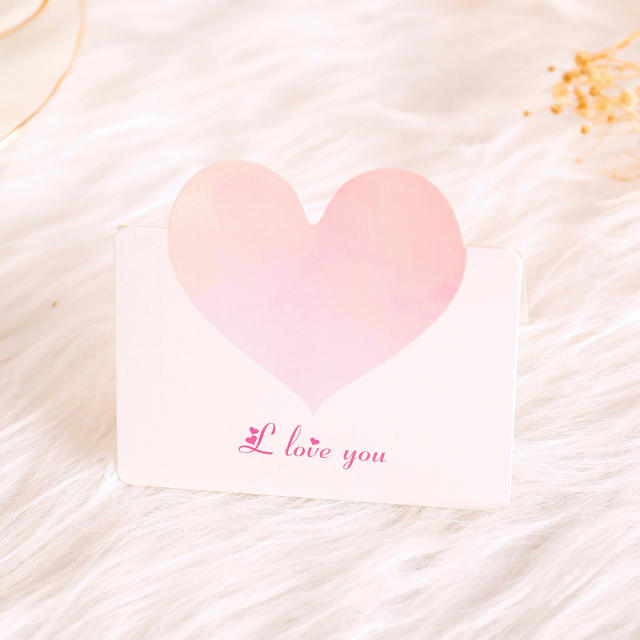 INS heart design greeting cards