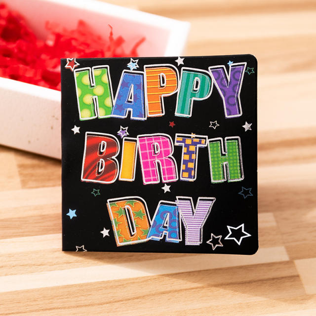 Creative greeting congratulation happy birthday cards