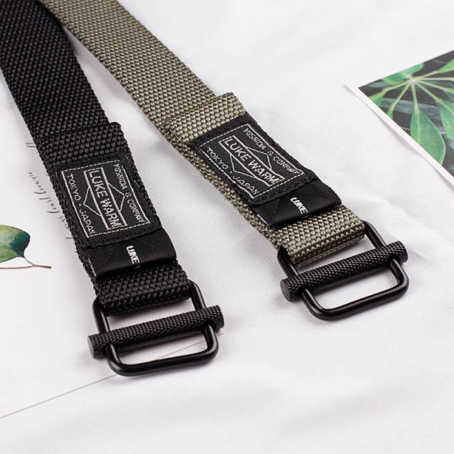 New design canvas belt for men