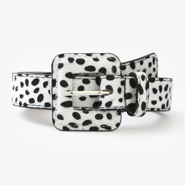 Occident fashion patterned buckle belt