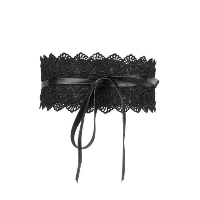 Vintage lace corset belt for women dress belt