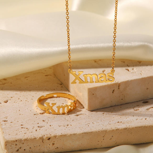 Xmax stainless steel necklace