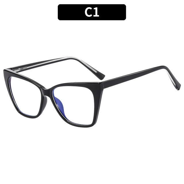 INS popular cat eye shape blue light reading glasses