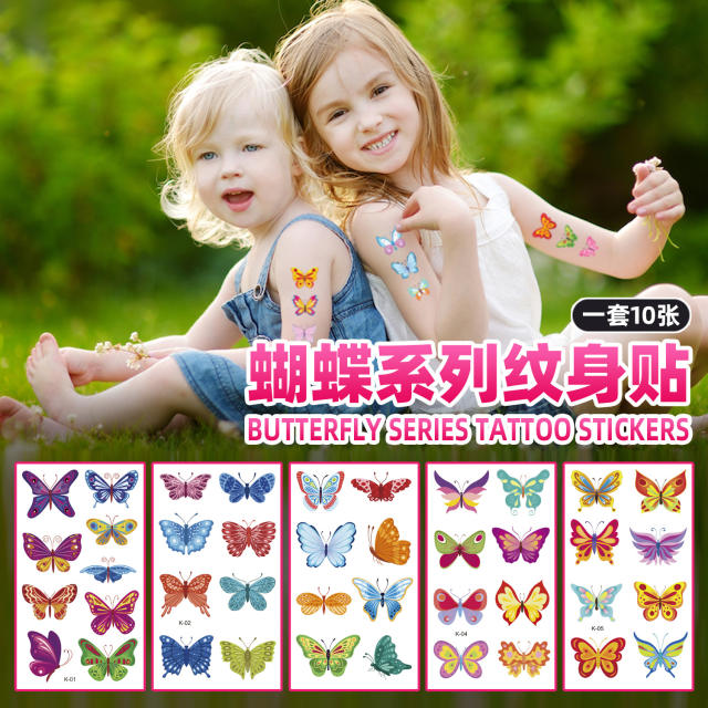 New cartoon butterfly stickers for kids