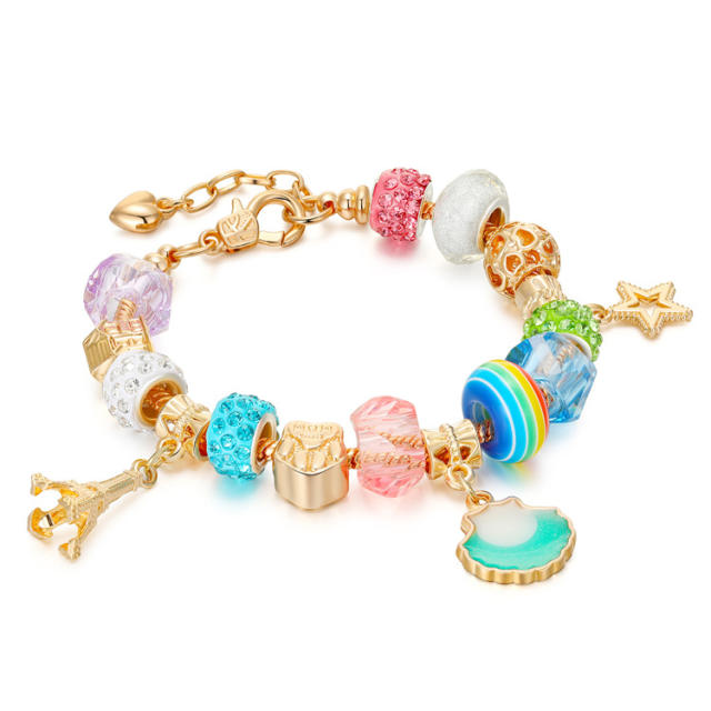 Colorful shell accessory diy bracelet