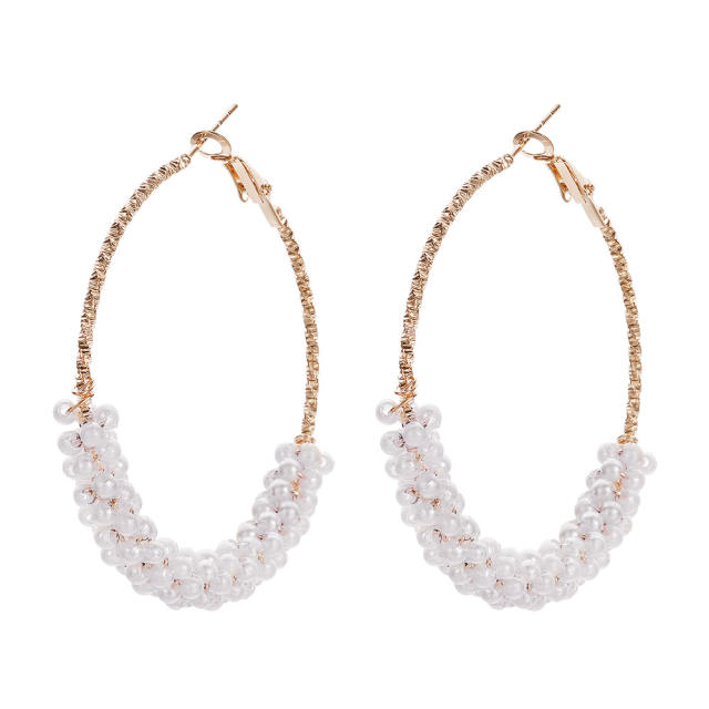 Vintage faux pearl women earrings