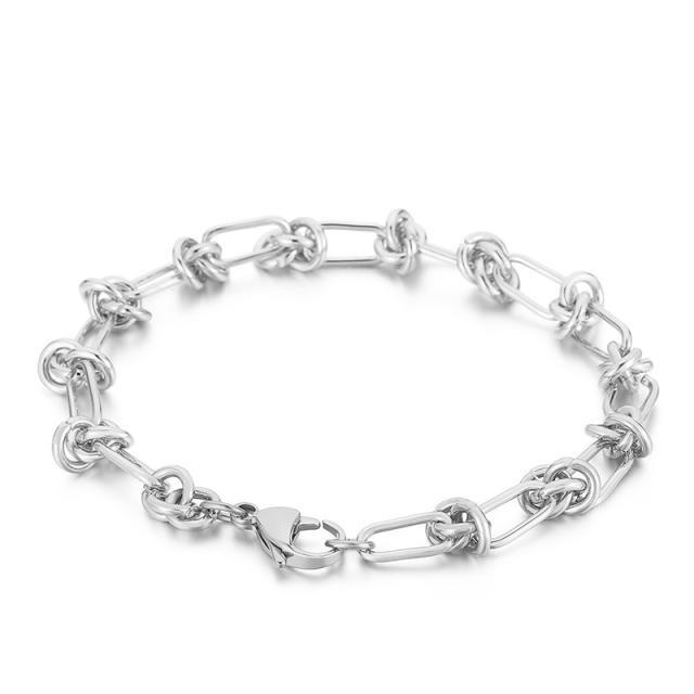 INS unique stainless steel bracelet chain bracelet
