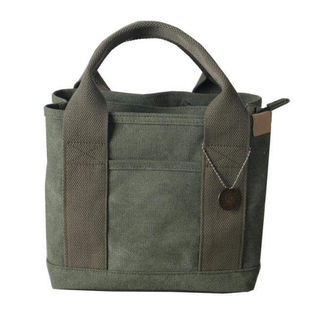 Korean plain color canvas tote bag