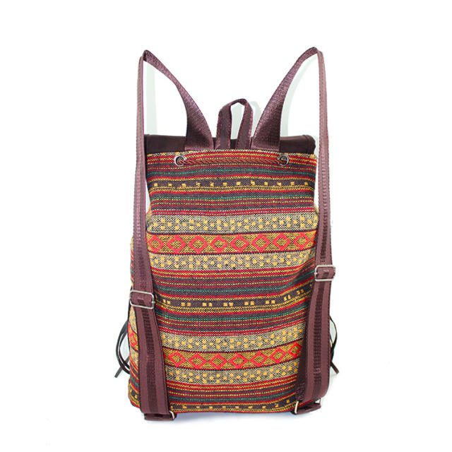 Casual national trend tassel boho backpack bags