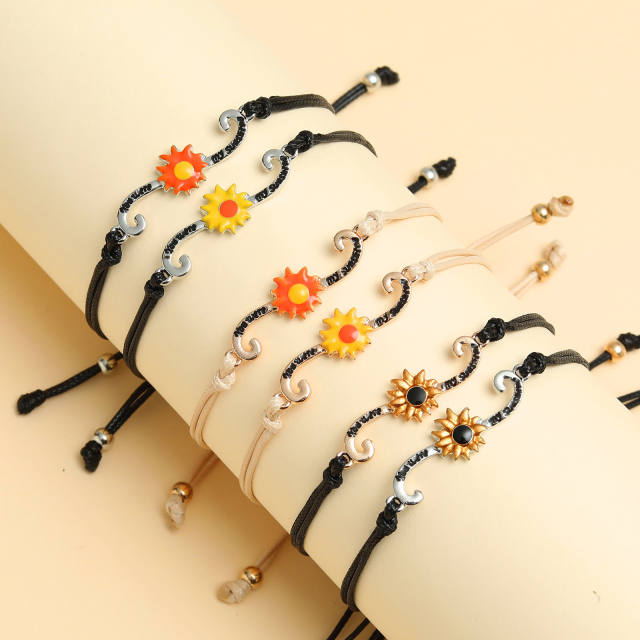Amazon classic sunflower string bracelet card bracelet