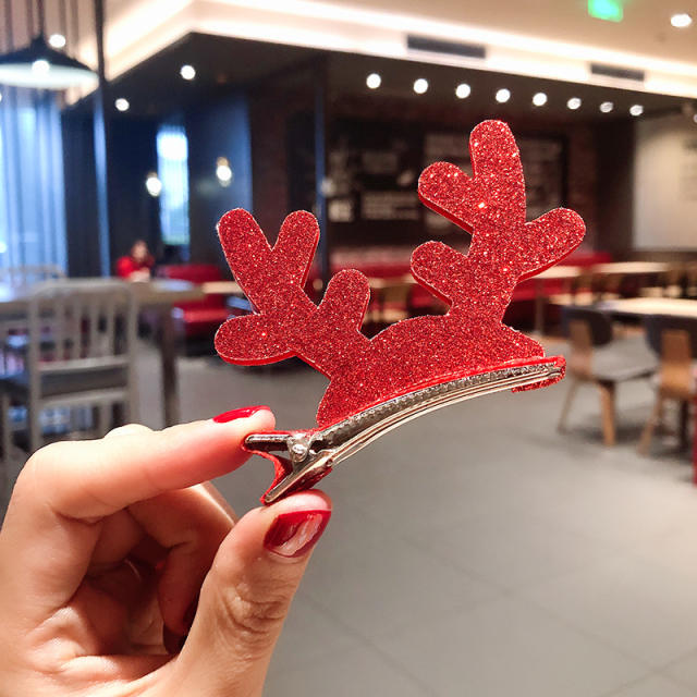 Cute christmas series duckbill hair clips for kids adults