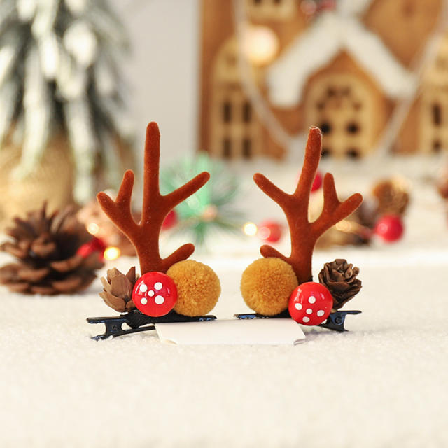 Cute christmas series duckbill hair clips for kids adults