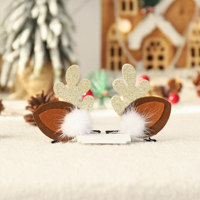 Cute christmas series duckbill hair clips for kids adults