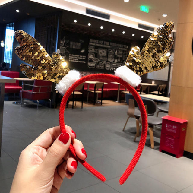 Red color sereis christmas season cute headband