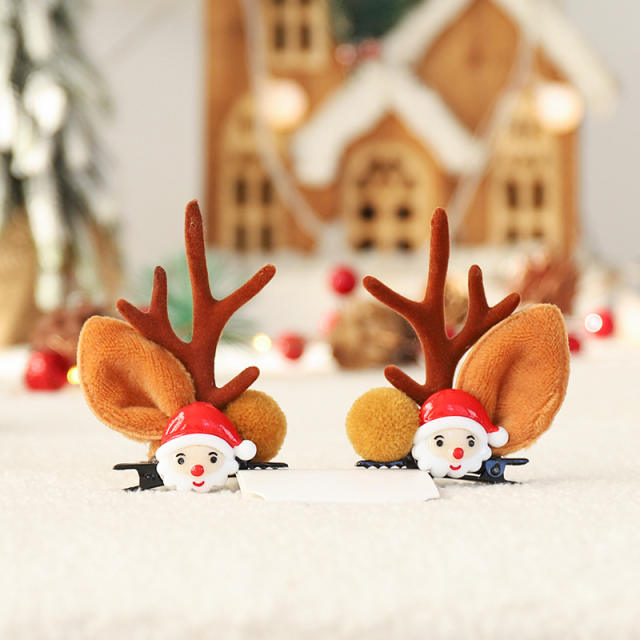 Cute christmas series duckbill hair clips for kids adults