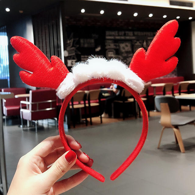 Red color sereis christmas season cute headband