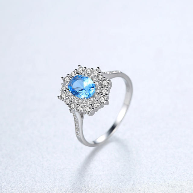 925 sterling silver sapphire rings wedding rings
