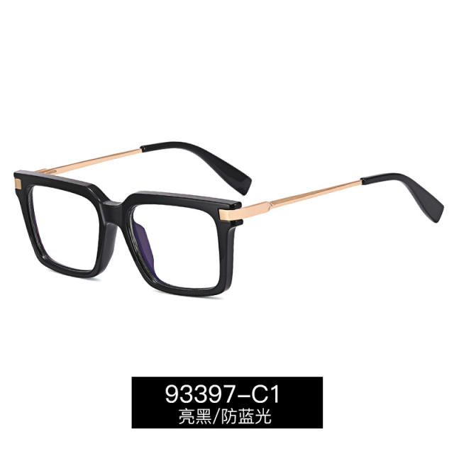Occident fashion easy match blue light reading glasses