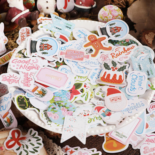 50pcs christmas stickers