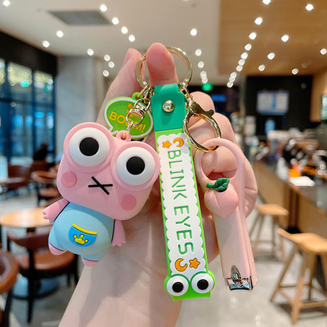 Hot sale cartoon frog cute keychain