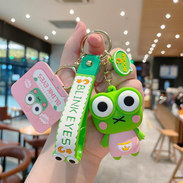 Hot sale cartoon frog cute keychain