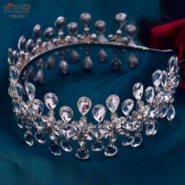 Occident fashion luxury diamond wedding headband