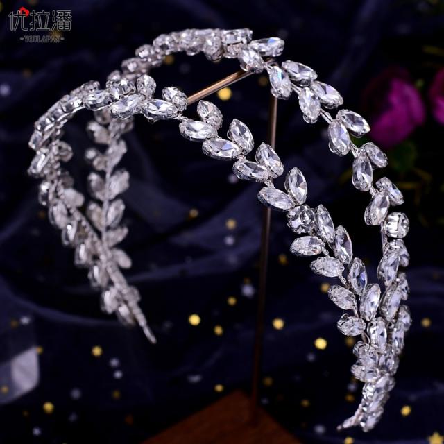 Occident fashion luxury diamond wedding headband