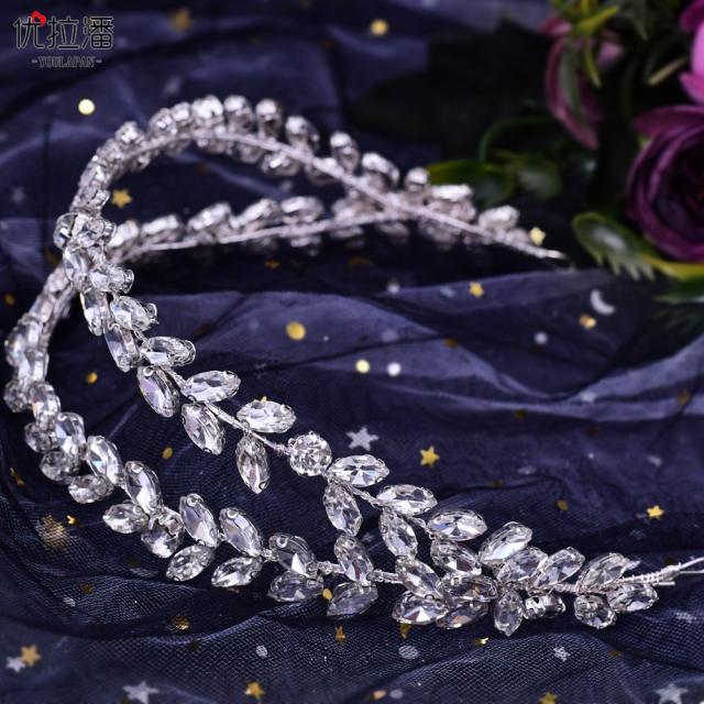 Occident fashion luxury diamond wedding headband