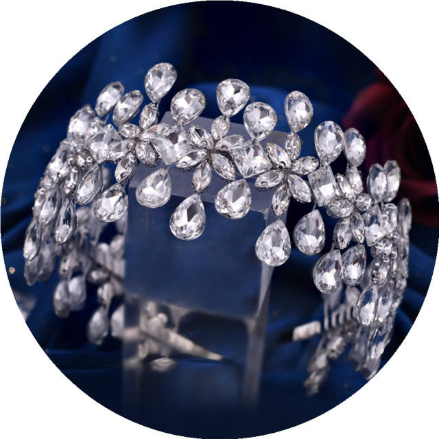 Occident fashion luxury diamond wedding headband