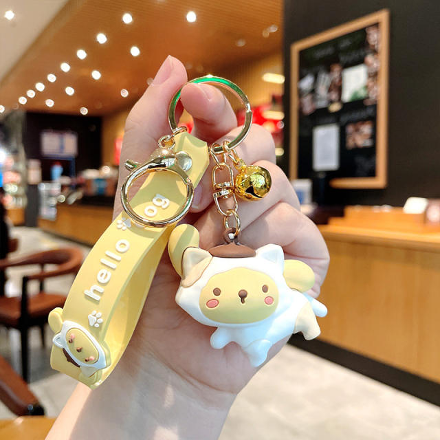 Creative cute puppy cartoon keychain