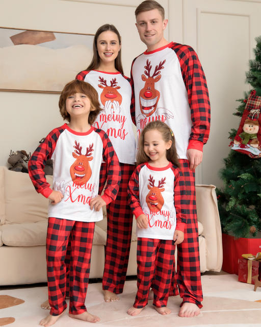 Christmas pajamas famlity match pajamas
