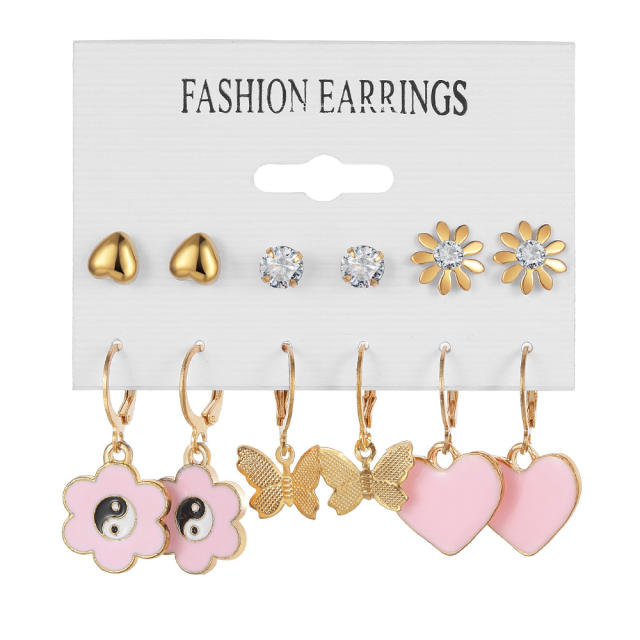 Occident fashion easy match earrings set