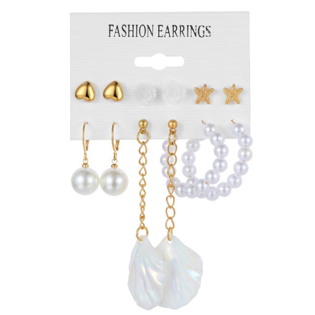 Occident fashion easy match earrings set