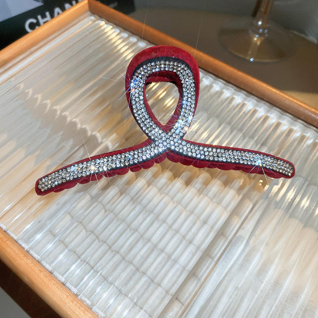 Korean fashin diamond geometric shape hair claw clips
