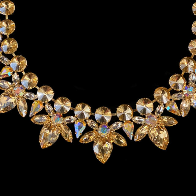 Occident fashion personality diamond choker necklace